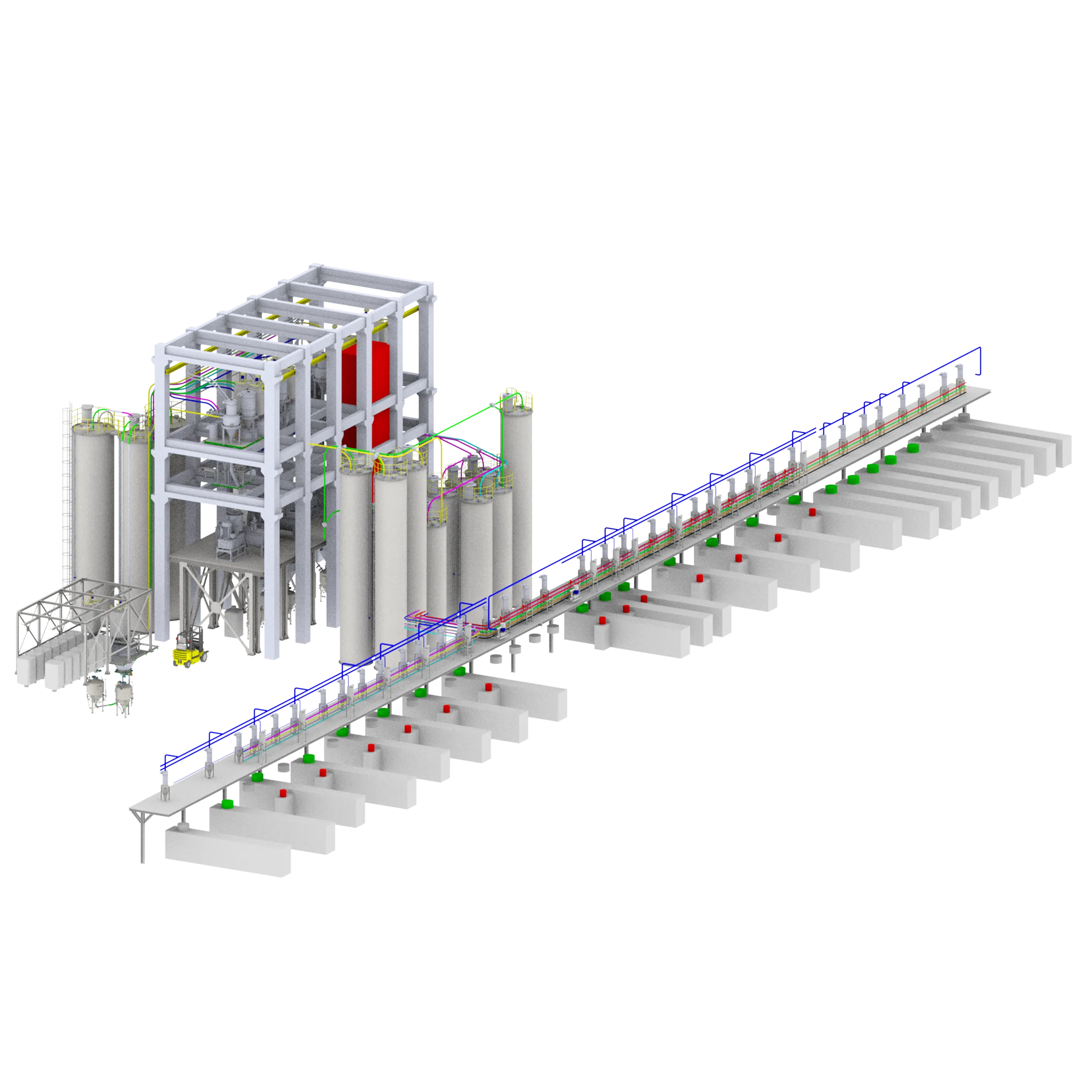 Extruder Merkezı̇ Besleme Render