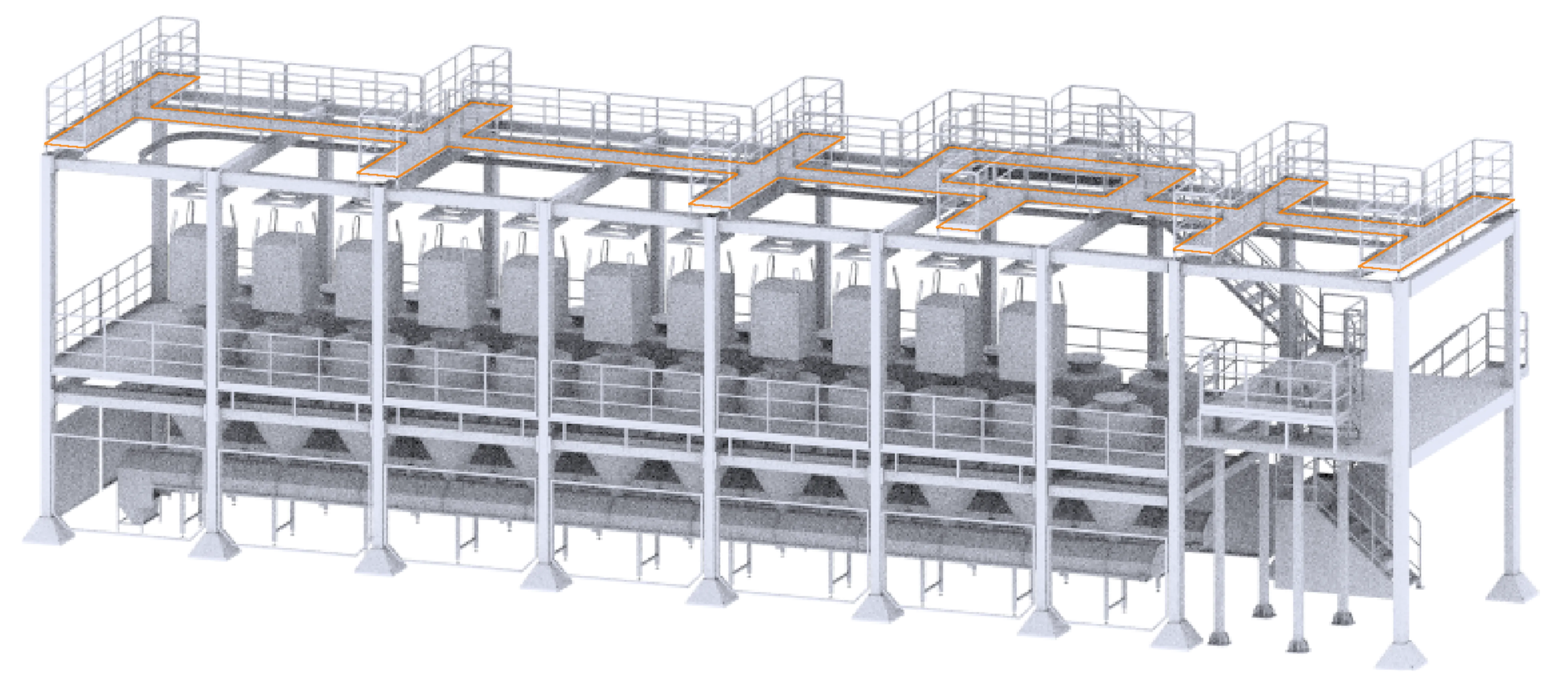 Cay Harmanlama Tesisi Render